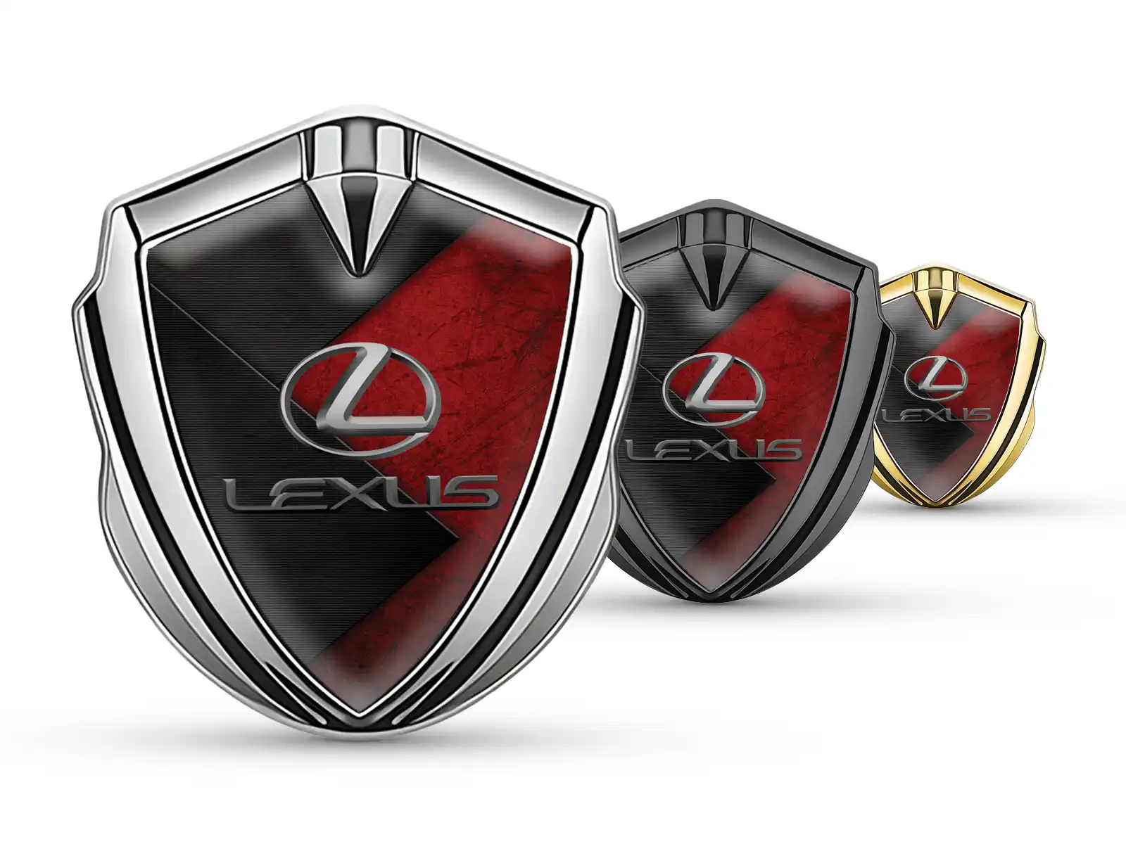 Lexus Metall Emblem Abzeichen Pro Stil Edelstahl